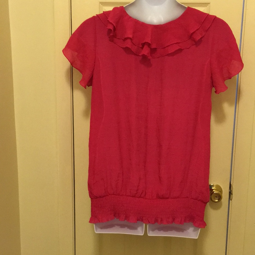 New Direction Woman Ruffled Pullover Top - Picture 3 of 5